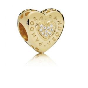 ♦️♦️PANDORA SHINE SIGNATURE HEART AUTHENTIC CHARM♦️♦️